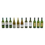 Vintage wine: a mixed parcel of white wine, comprising three bottles of Chantet Blanet Entre-deux-