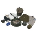 A collection of 20th century Army uniforms, circa 1970-80s, comprising two officers service dress (