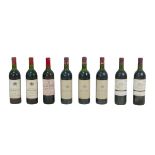 Vintage wine: a mixed parcel of red wine, comprising a bottle of Chateau Leovilee Poyferre Saint