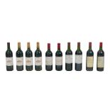 Vintage wine: a mixed parcel of Bordeaux Lalande de Pomerol red wine, comprising three bottles of