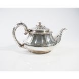 A GEORGE IV SILVER TEAPOT