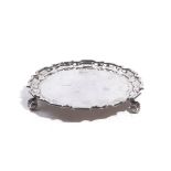 A SILVER SALVER