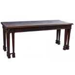 A GEORGE III MAHOGANY SERVING TABLE