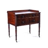 A REGENCY MAHOGANY WASH STAND