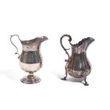 TWO SILVER MILK JUGS (2)