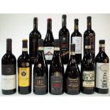 12 BOTTLES ITALIAN RED WINE