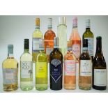 12 BOTTLES ITALIAN WHITE AND ROSÉ WINE