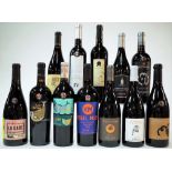 12 BOTTLES AMERICAN AND MEXICAN RED WINE