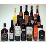 12 BOTTLES MIXED FORTIFIED WINES