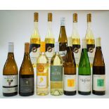 12 BOTTLES AMERICAN WHITE WINE