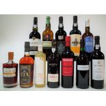 12 BOTTLES PORT AND FORTIFIED WINE