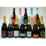 12 BOTTLES SPANISH AND ITALIAN SPARKLING WINE