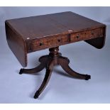 A 19TH CENTURY MAHOGANY SOFA TABLE