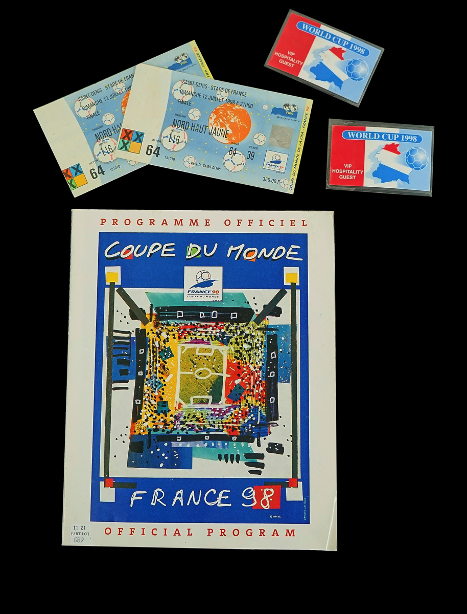 FRANCE 98 WORLD CUP FINAL MEMORABILIA (5)