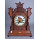 ANSONIA A MAHOGANY CASED MANTEL CLOCK