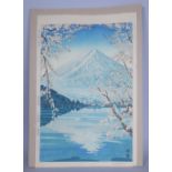 KOICHI OKADA, FUJI IN SPRING SIGNED PRINT