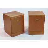 ‘MCINTOSH’ A PAIR OF MID 20TH CENTURY BEDSIDE CUPBOARDS (2)