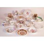 CERAMICS, A QUANTITY OF CABINET CUPS AND SAUCERS, INCLUDING DRESDEN, AYNSLEY AND SUNDRY (QTY)