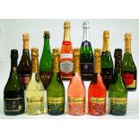 12 BOTTLES WHITE AND ROSÉ CAVA