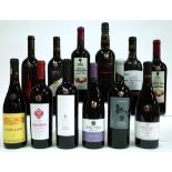 12 BOTTLES RED WINE (MIXED ORIGIN)