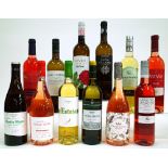 12 BOTTLES SPANISH WHITE AND ROSÉ WINE