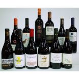 12 BOTTLES FRENCH RED WINE