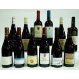 12 BOTTLES FRENCH RED WINE