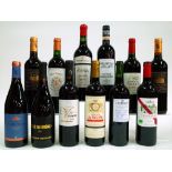 12 BOTTLES FRENCH RED WINE