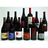 12 BOTTLES AMERICAN RED WINE