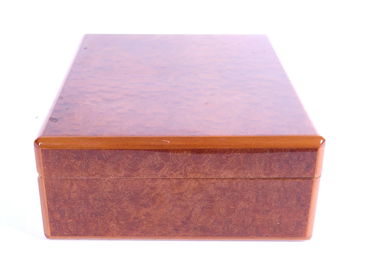 DUNHILL; A SATINWOOD VENEERED HUMIDOR - Image 7 of 8