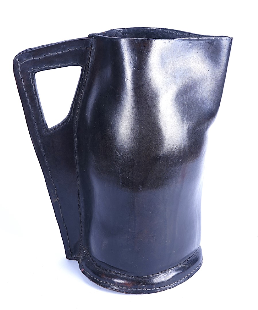 A LEATHER BLACK-JACK JUG