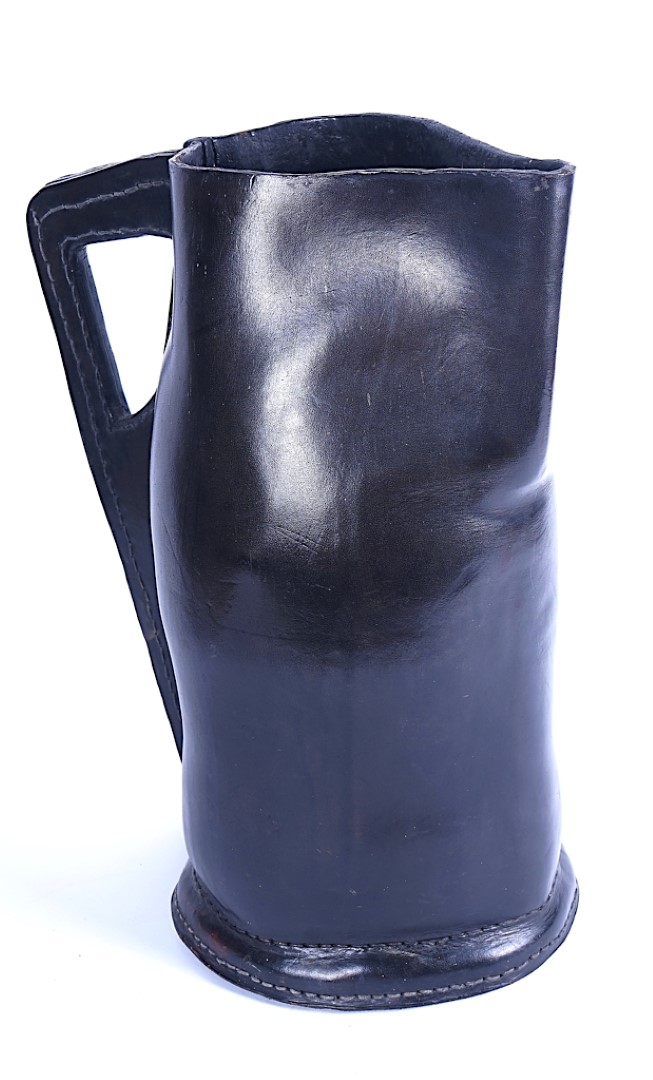 A LEATHER BLACK-JACK JUG - Image 2 of 9