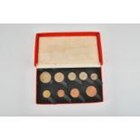 A GEORGE VI NINE COIN SPECIMEN PROOF SET