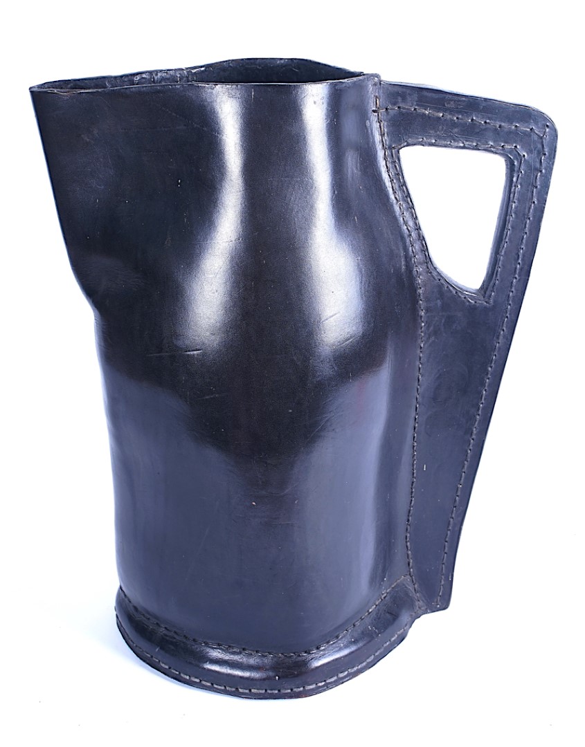 A LEATHER BLACK-JACK JUG - Image 3 of 9