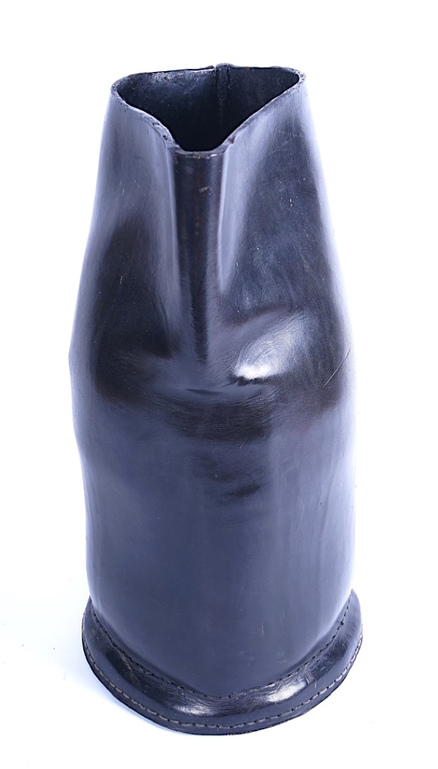 A LEATHER BLACK-JACK JUG - Image 6 of 9