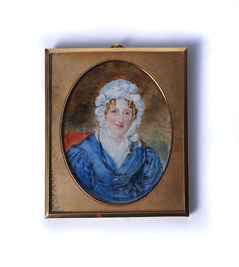 A PORTRAIT MINIATURE OF A LADY