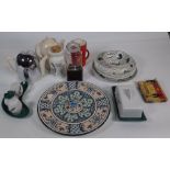 A QUANITY OF MID 20TH CENTURY CERAMICS INCLUDING RIDGEWAY 'HOMEMAKER' PATTERN DINNER WARES,...