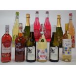 12 BOTTLES LOWER AND ZERO ALCOHOL WINE