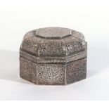 AN ASIAN OCTAGONAL BOX