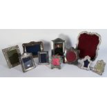 TEN SILVER MOUNTED PHOTOGRAPH FRAMES (10)