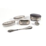 A SMALL GROUP OF SILVER AND FOREIGN WARES (6)