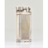 A DUNHILL SILVER PLATED GAS LIGHTER