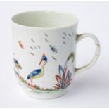 AN EARLY WORCESTER PORCELAIN COFFEE CUP