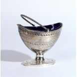 A GEORGE III SILVER CREAM PAIL