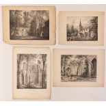 FOLIO OF 19TH CENTURY PRINTS (20)