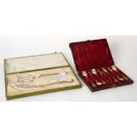 TWO FOREIGN CASED SETS OF FLATWARE (2)