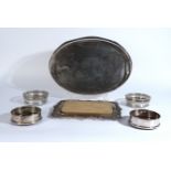 A GROUP OF PLATED WARES (6)