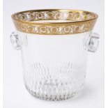 A ST LOUIS CRYSTAL THISTLE ICE BUCKET