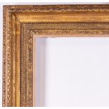 A FRENCH STYLE CONTINUOUS COMPOSITION FRAME WITH OAK SLIP