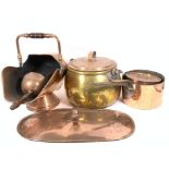 METALWARE INCLUDING TWO 19TH CENTURY WARMING PANS (10)